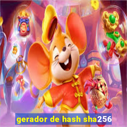 gerador de hash sha256